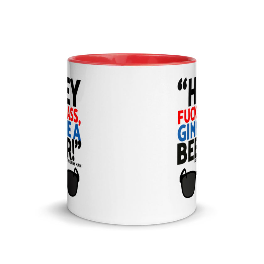 Hey Fuck-Ass, gimmie a beer! - Rocco, The Funny Man, The Boondock Saints  Mug with Color Inside - Image 5