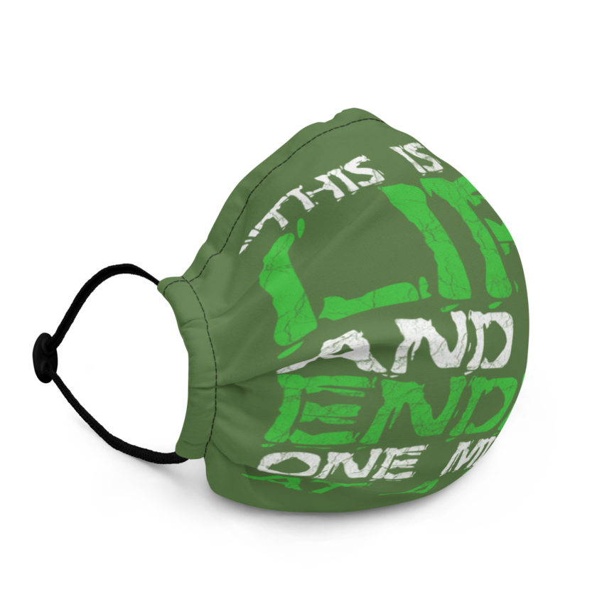 This is your life, and it's ending one minute at a time. Tyler Durden, Fight Club Premium face mask - Image 2