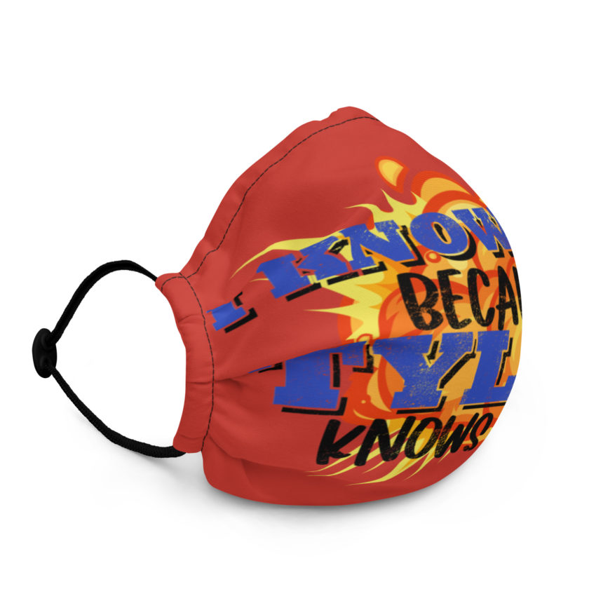I know this because Tyler knows this. Fight Club Premium face mask - Image 2