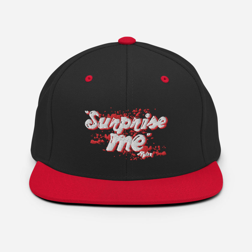 Suprise me... -Tyler Durden, Fight Club Snapback Hat
