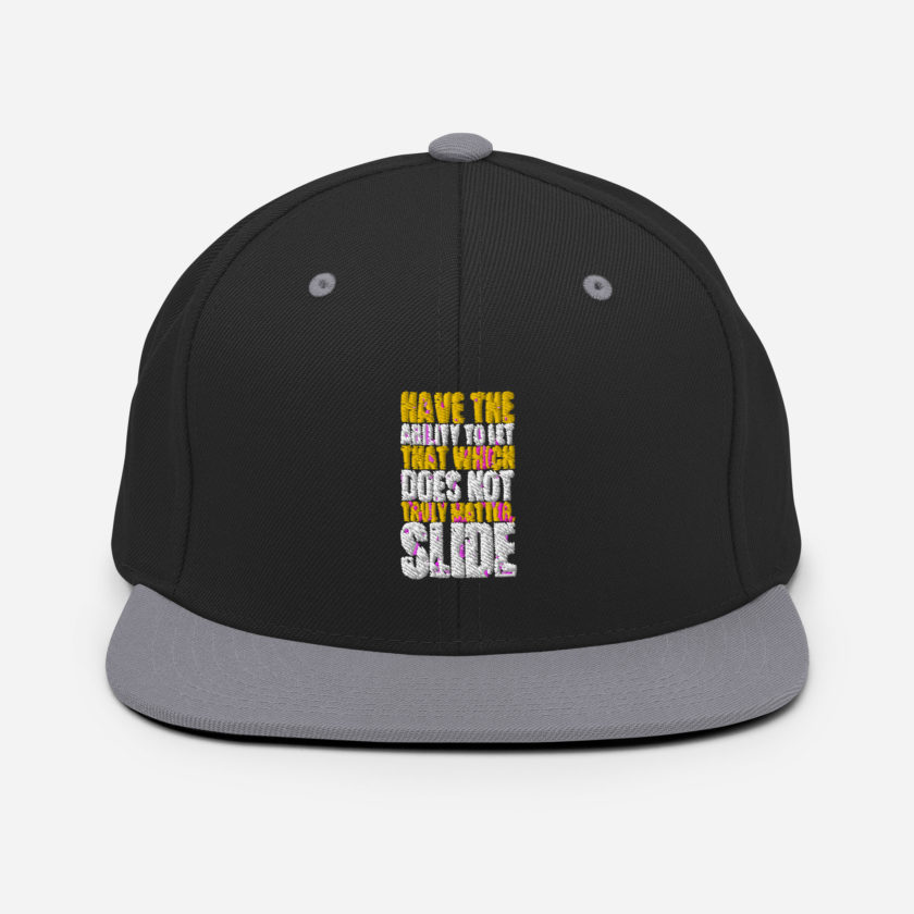 Have the ability to let that which does not truly matter, slide. -Fight Club Snapback Hat - Image 7