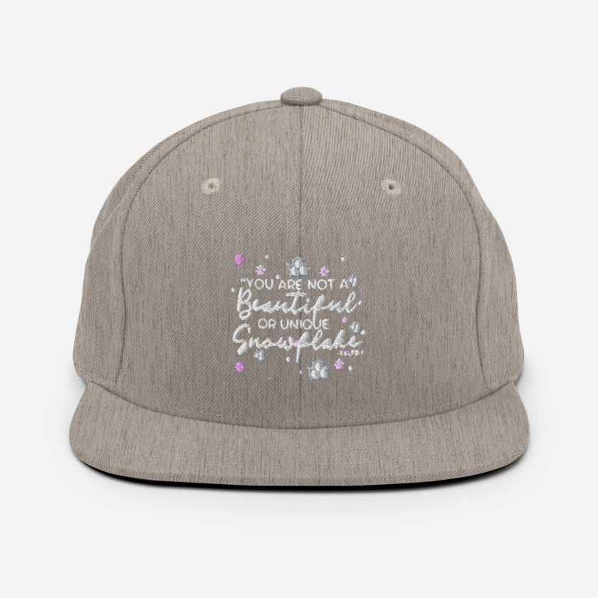 You are not a beautiful or unique snowflake -Tyler Durden, Fight Club Snapback Hat - Image 19
