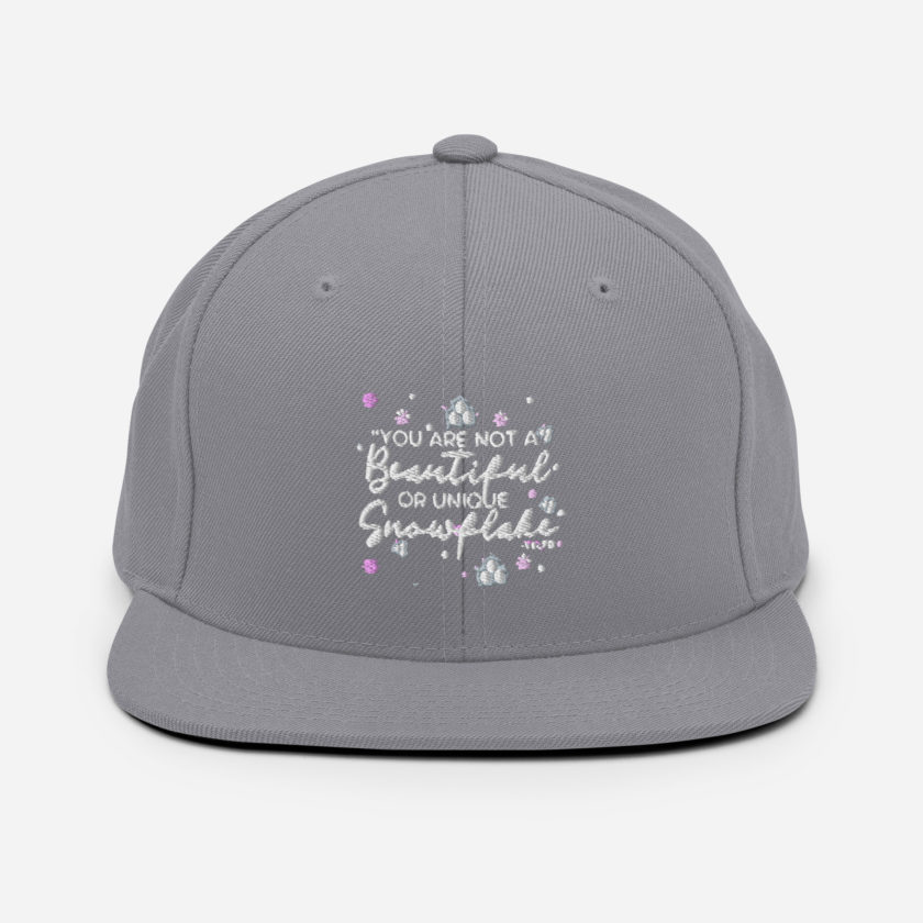 You are not a beautiful or unique snowflake -Tyler Durden, Fight Club Snapback Hat - Image 15