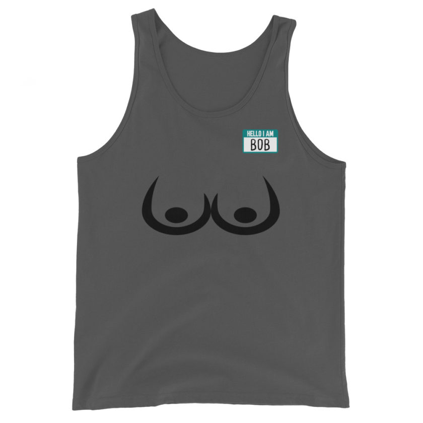 Bob's Bitch Tits Unisex Tank Top - Image 4