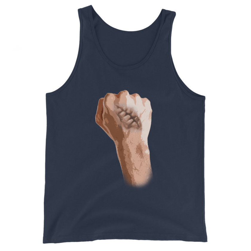 Burn Scar - Fight Club Unisex Tank Top - Image 3