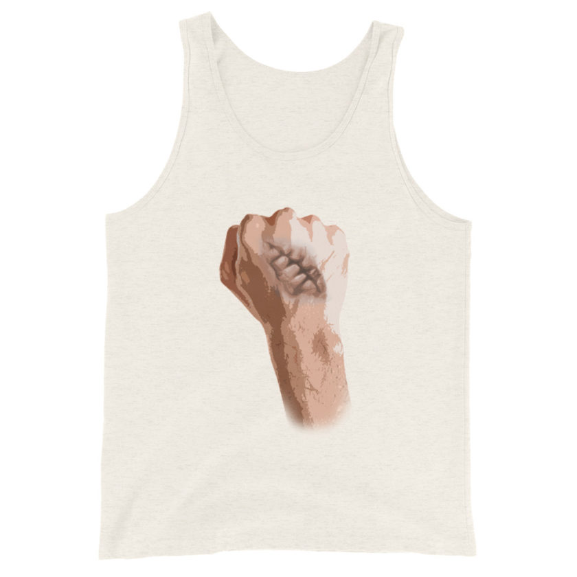Burn Scar - Fight Club Unisex Tank Top - Image 9