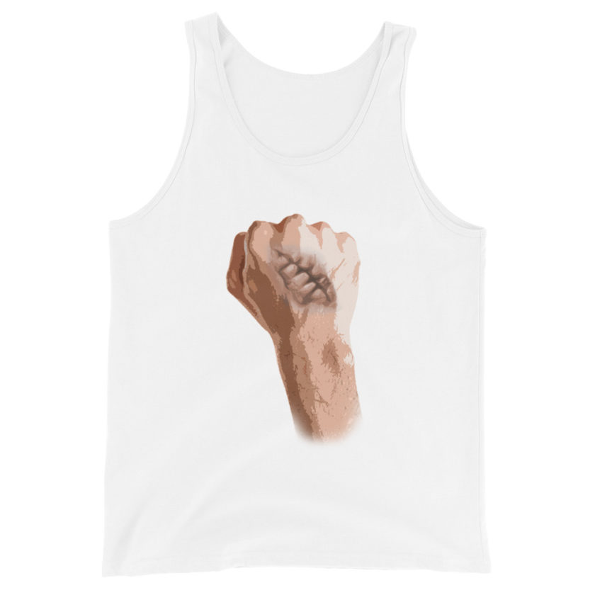 Burn Scar - Fight Club Unisex Tank Top - Image 10