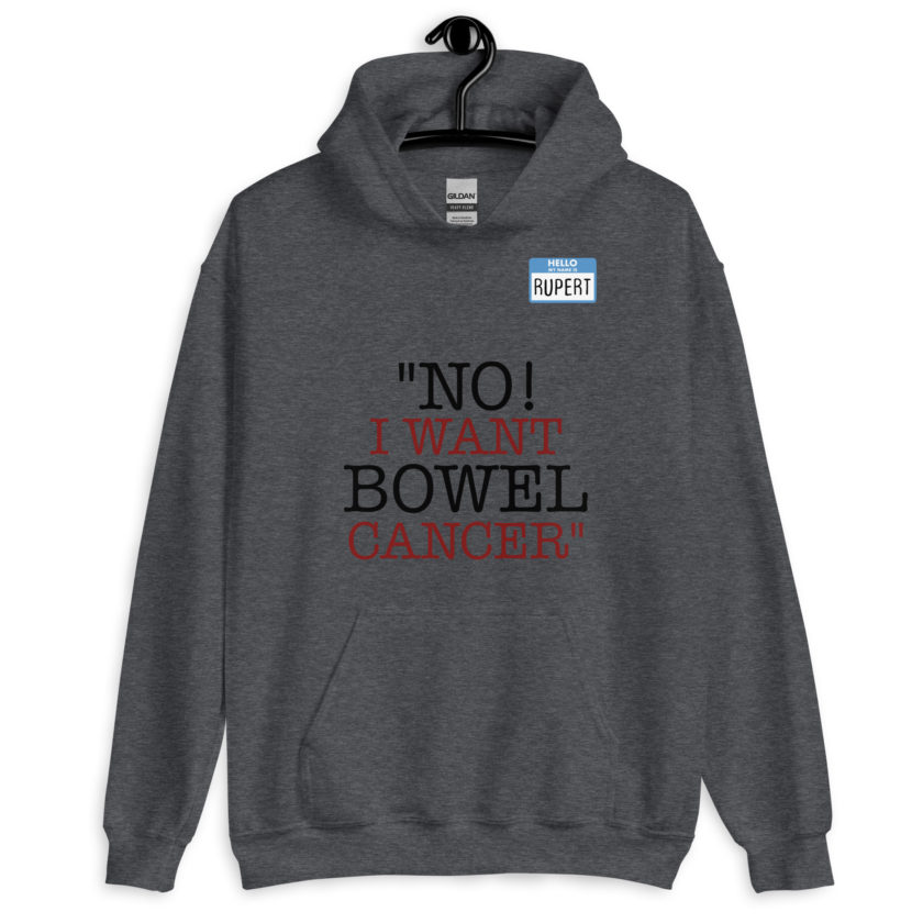 No, I want bowel cancer - Fight Club Unisex Hoodie - Image 2