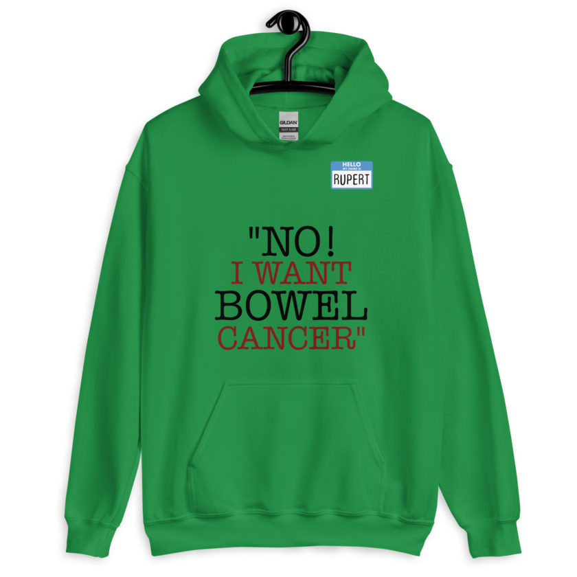 No, I want bowel cancer - Fight Club Unisex Hoodie - Image 4