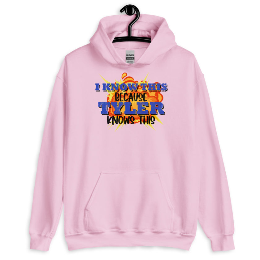 I know this because Tyler knows this. Fight Club Unisex Hoodie - Image 5