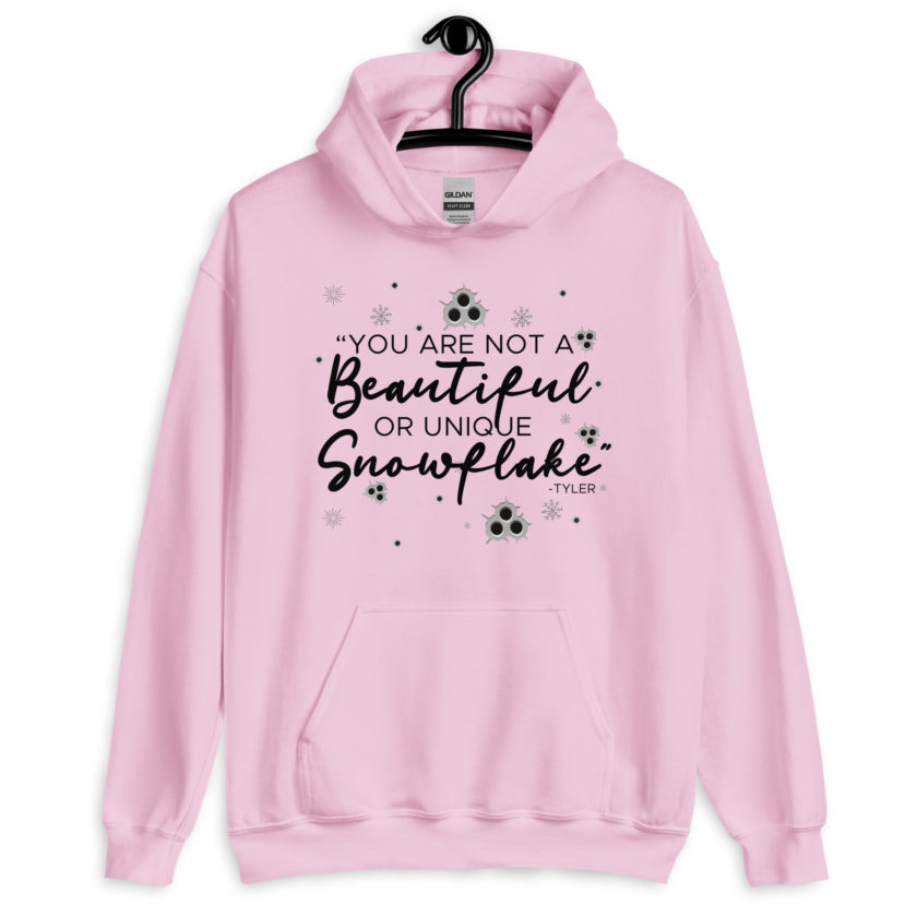You are not a beautiful or unique snowflake -Tyler Durden, Fight Club Unisex Hoodie - Image 8