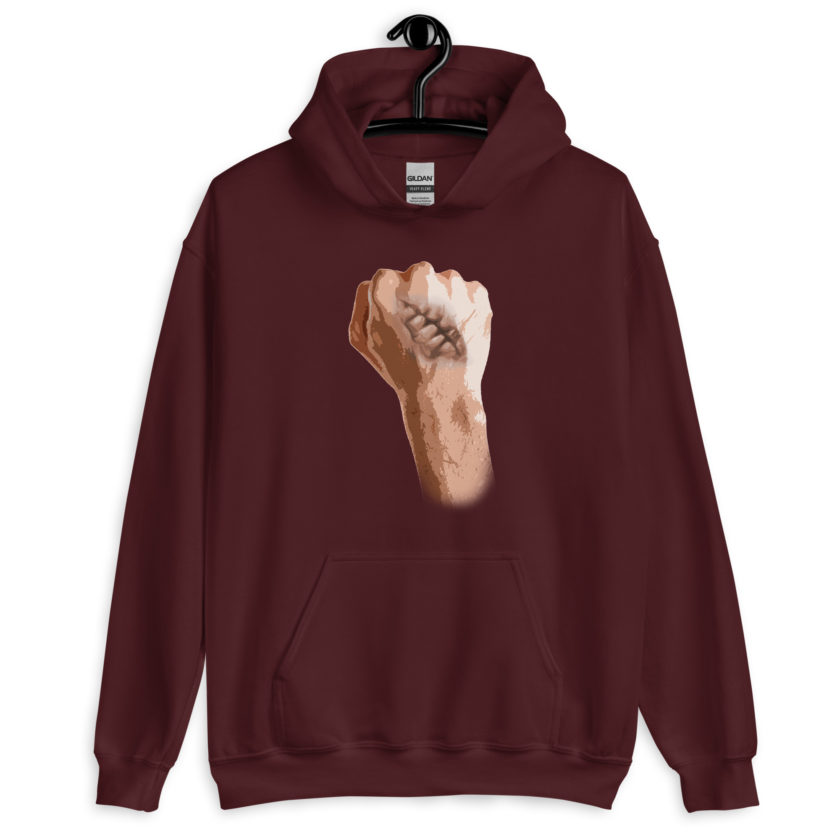 Burn Scar - Fight Club Unisex Hoodie - Image 4