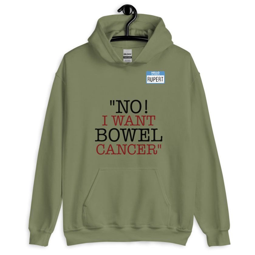 No, I want bowel cancer - Fight Club Unisex Hoodie - Image 5