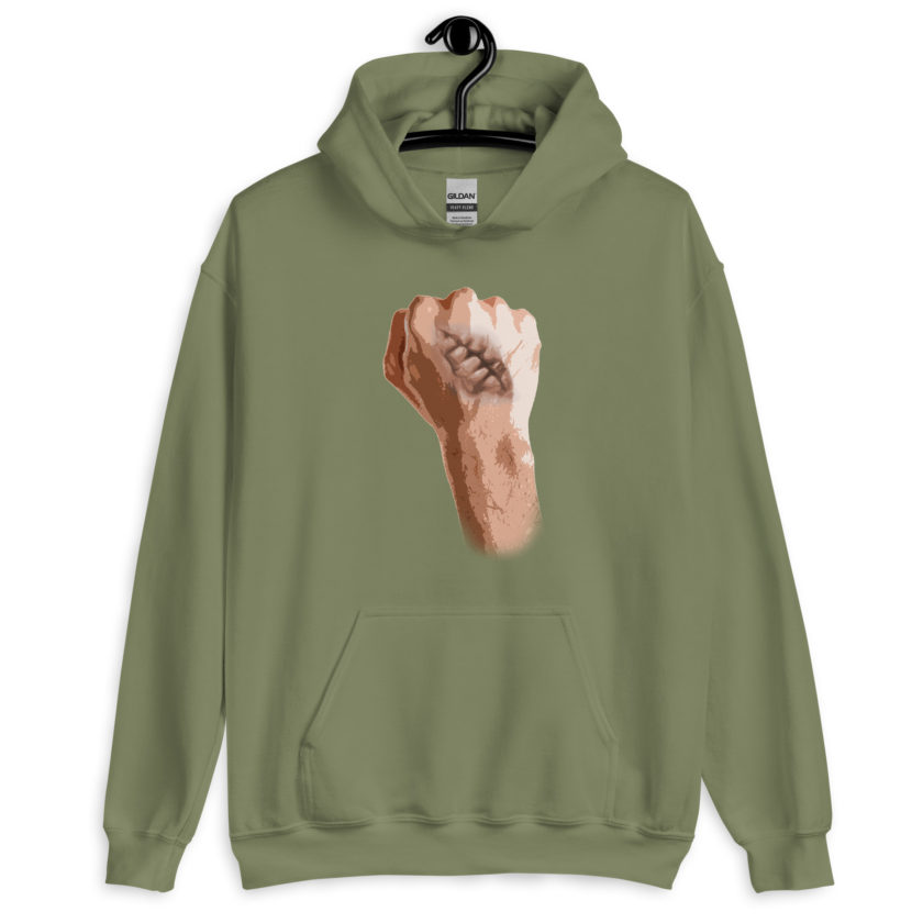 Burn Scar - Fight Club Unisex Hoodie - Image 9