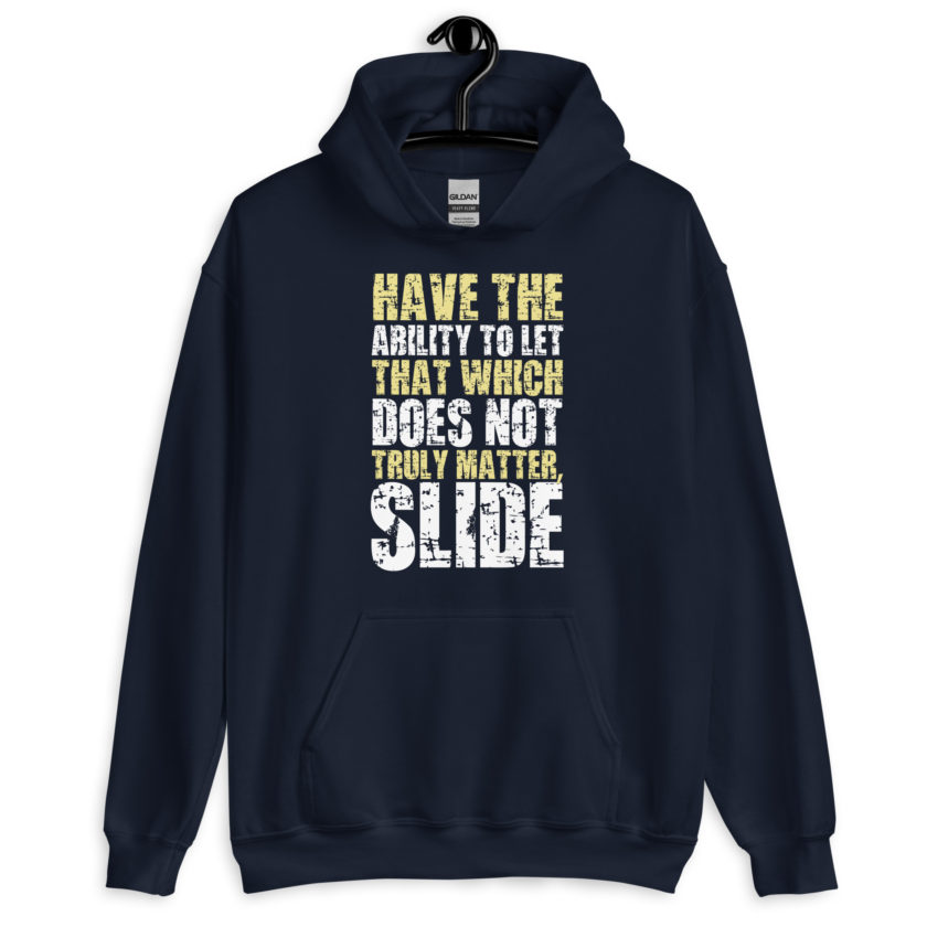 Have the ability to let that which does not truly matter, slide. -Fight Club Unisex Hoodie - Image 3