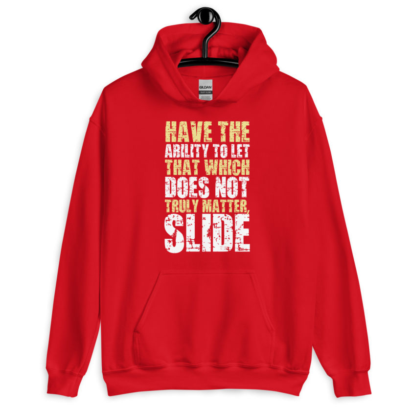Have the ability to let that which does not truly matter, slide. -Fight Club Unisex Hoodie - Image 5