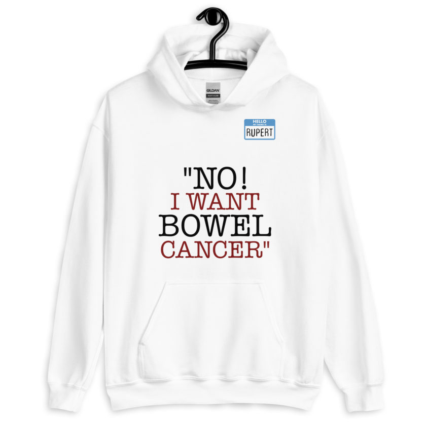 No, I want bowel cancer - Fight Club Unisex Hoodie - Image 8