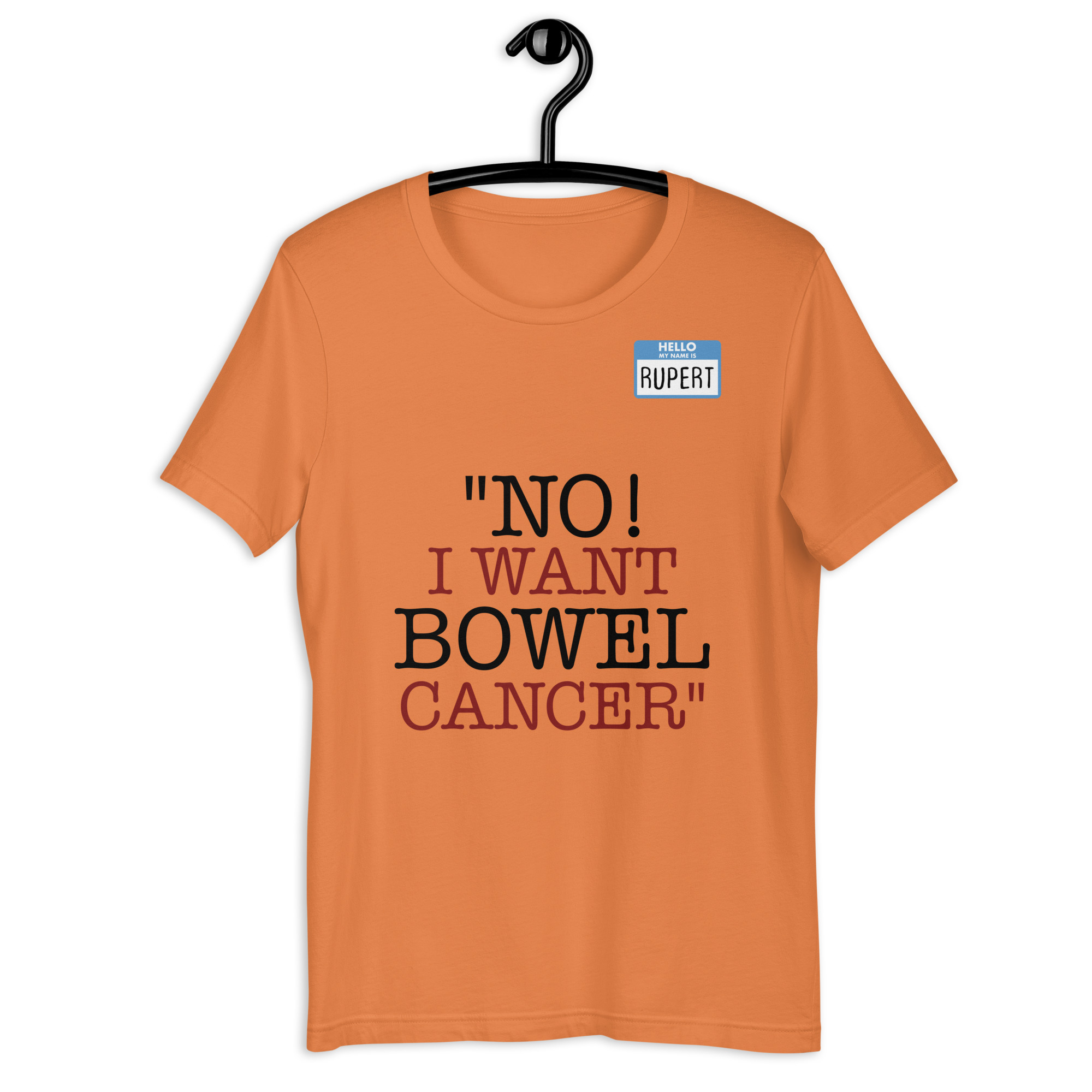 No, I want bowel cancer - Fight Club Unisex t-shirt - Image 3