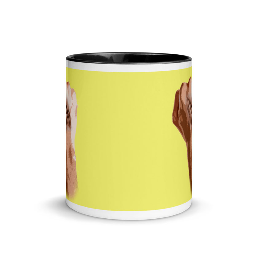 Burn Scar - Fight Club Mug with Color Inside - Image 3