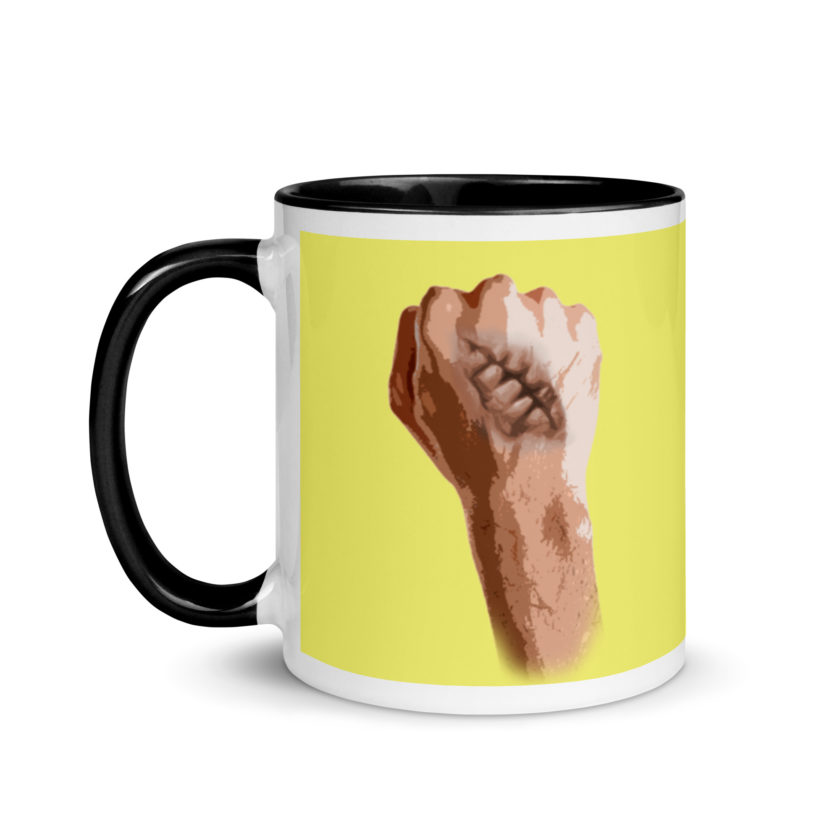Burn Scar - Fight Club Mug with Color Inside - Image 4