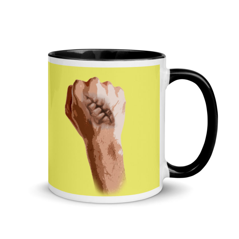 Burn Scar - Fight Club Mug with Color Inside - Image 2