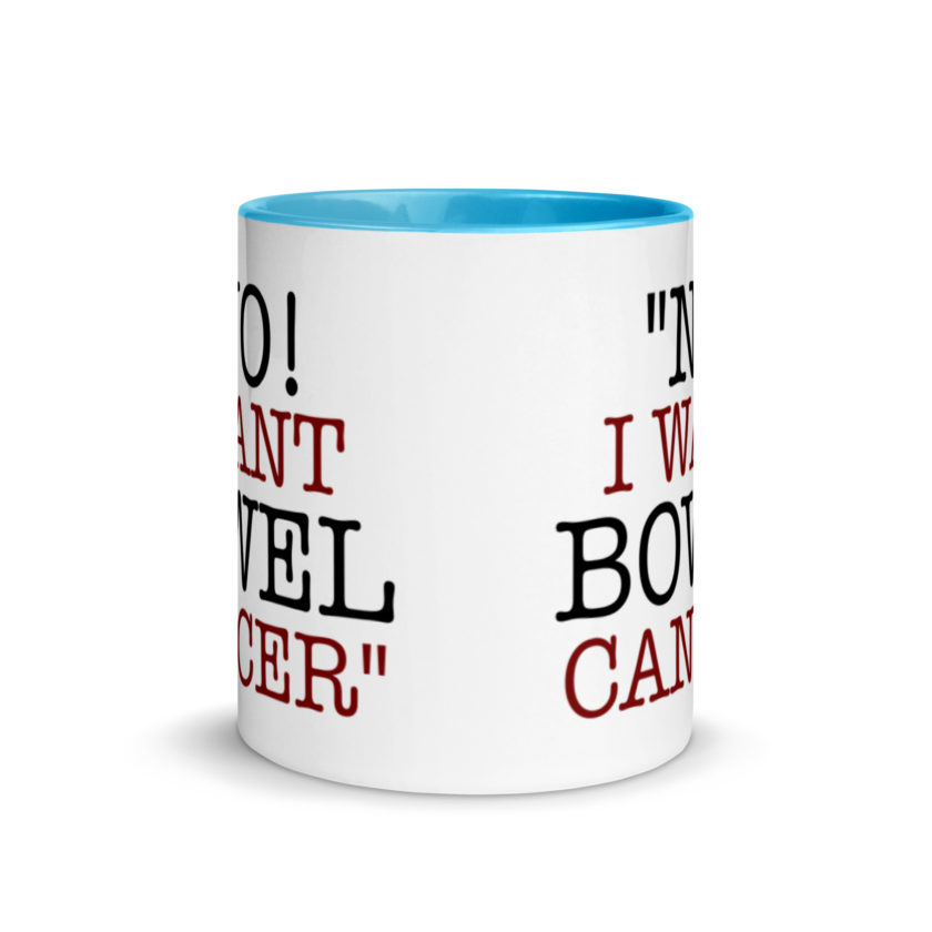 No, I want bowel cancer - Fight Club Mug with Color Inside - Image 11