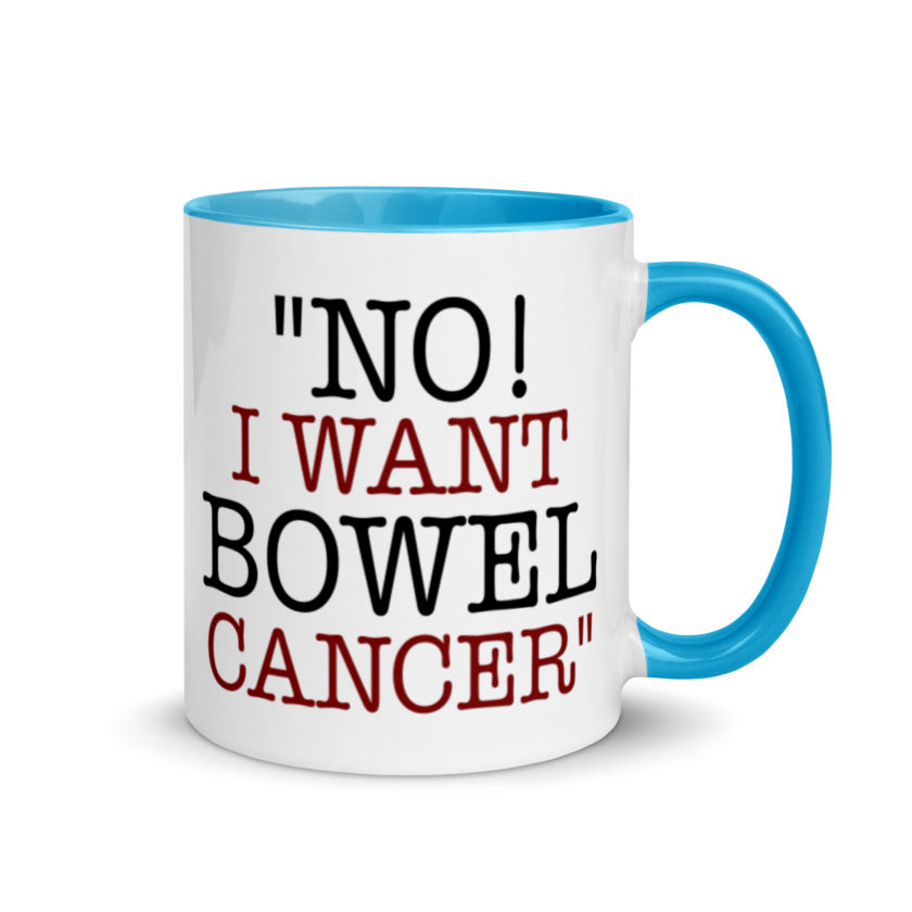 No, I want bowel cancer - Fight Club Mug with Color Inside - Image 10