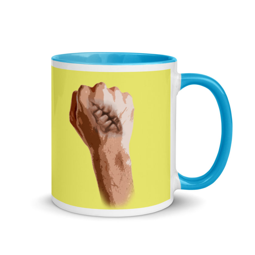 Burn Scar - Fight Club Mug with Color Inside - Image 11