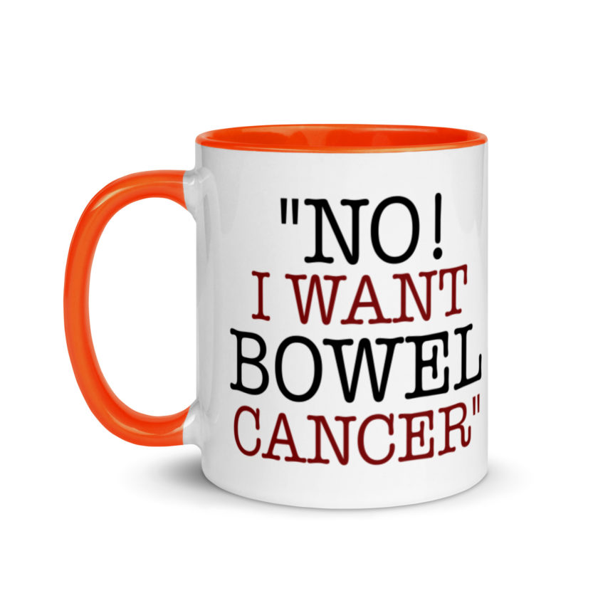 No, I want bowel cancer - Fight Club Mug with Color Inside - Image 9