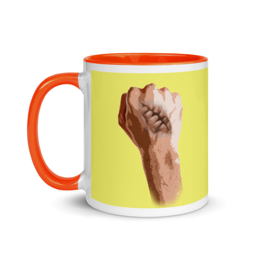 Burn Scar - Fight Club Mug with Color Inside - Image 10