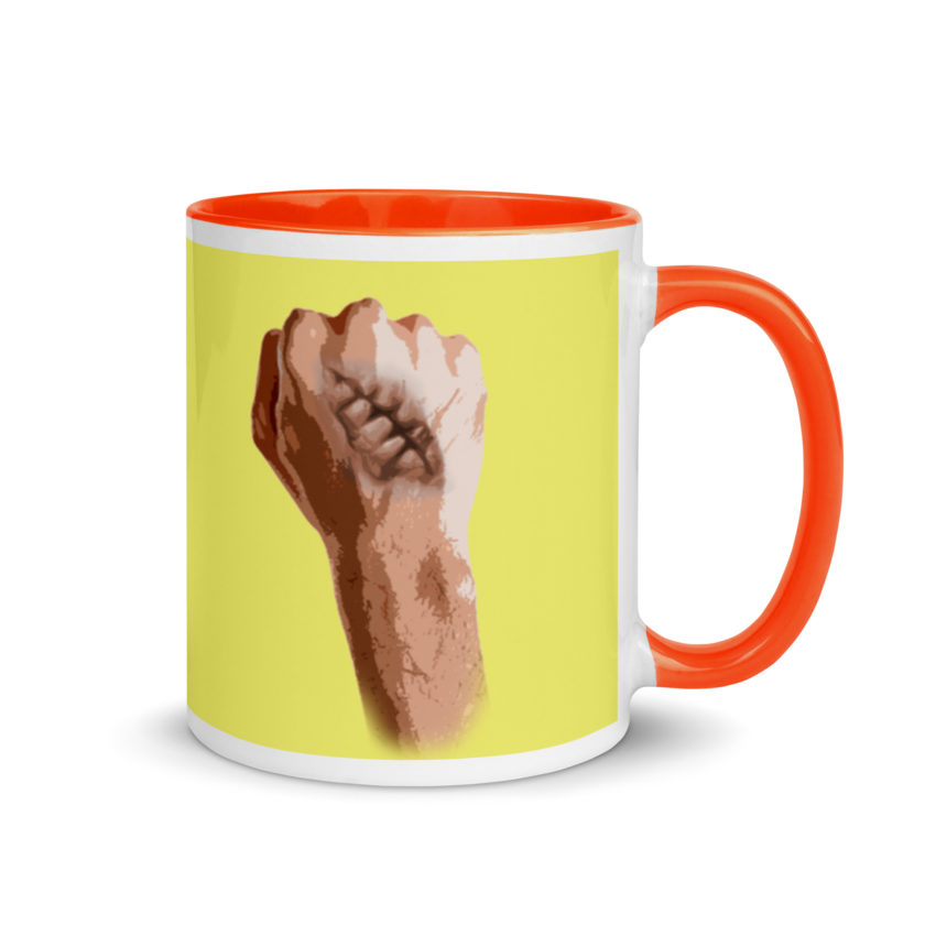 Burn Scar - Fight Club Mug with Color Inside - Image 8