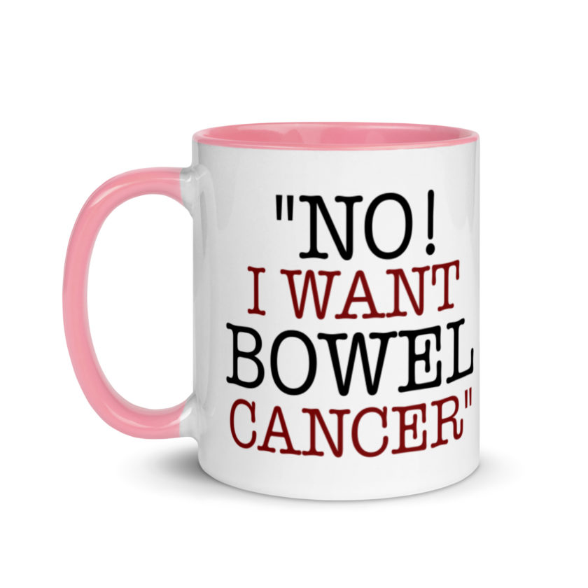 No, I want bowel cancer - Fight Club Mug with Color Inside - Image 15