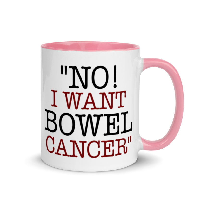 No, I want bowel cancer - Fight Club Mug with Color Inside - Image 13