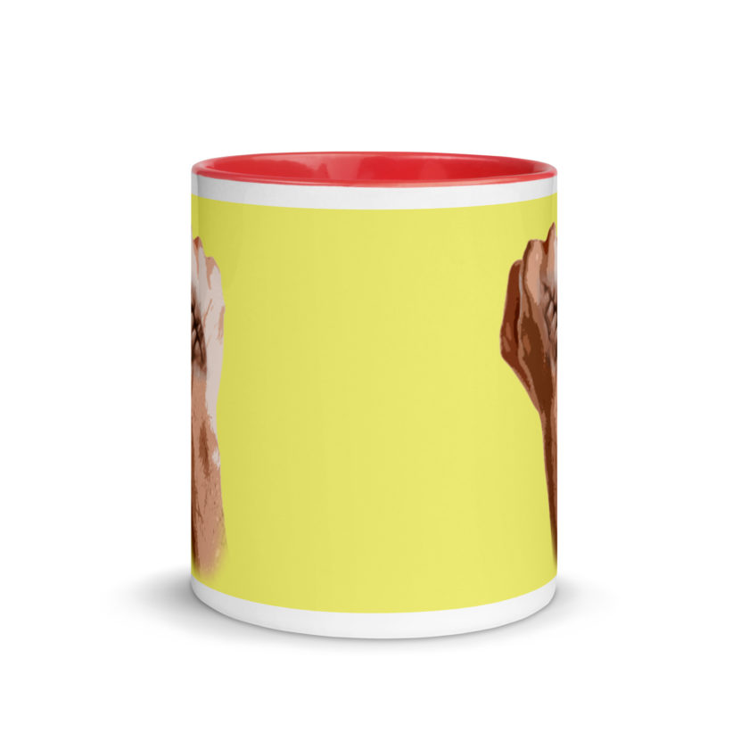 Burn Scar - Fight Club Mug with Color Inside - Image 6