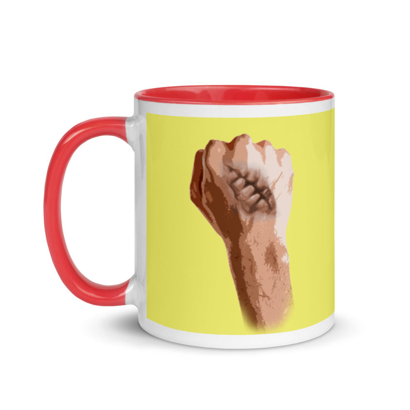 Burn Scar - Fight Club Mug with Color Inside - Image 7