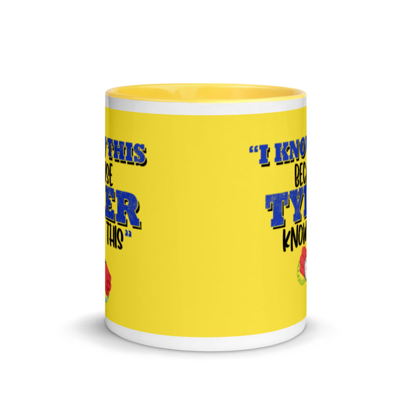 I know this because Tyler knows this. Fight Club Mug with Color Inside - Image 18