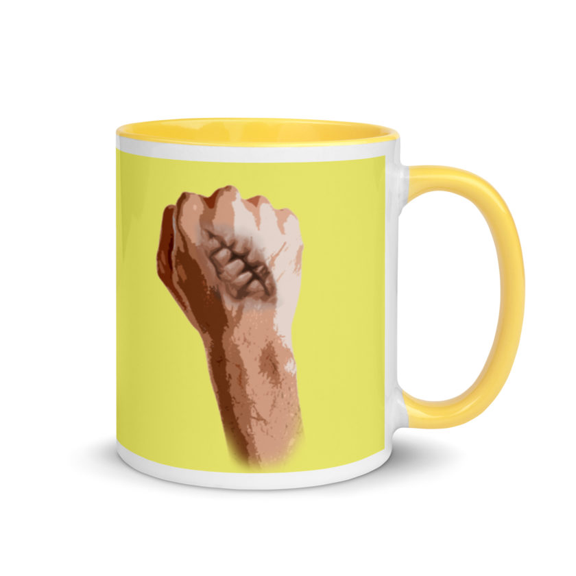 Burn Scar - Fight Club Mug with Color Inside - Image 17