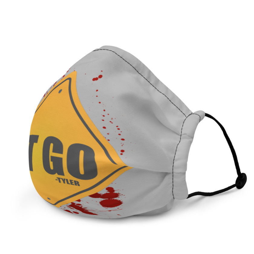 LET GO -Tyler Durden, Fight Club Premium face mask - Image 3