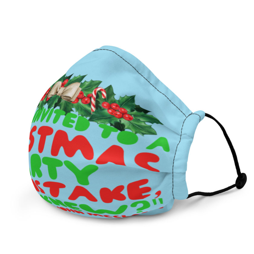 I got invited to a Christmas party by mistake, who knew? -John Mcclane, Die Hard Premium face mask - Image 3