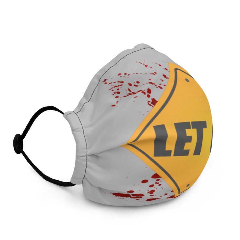 LET GO -Tyler Durden, Fight Club Premium face mask - Image 2