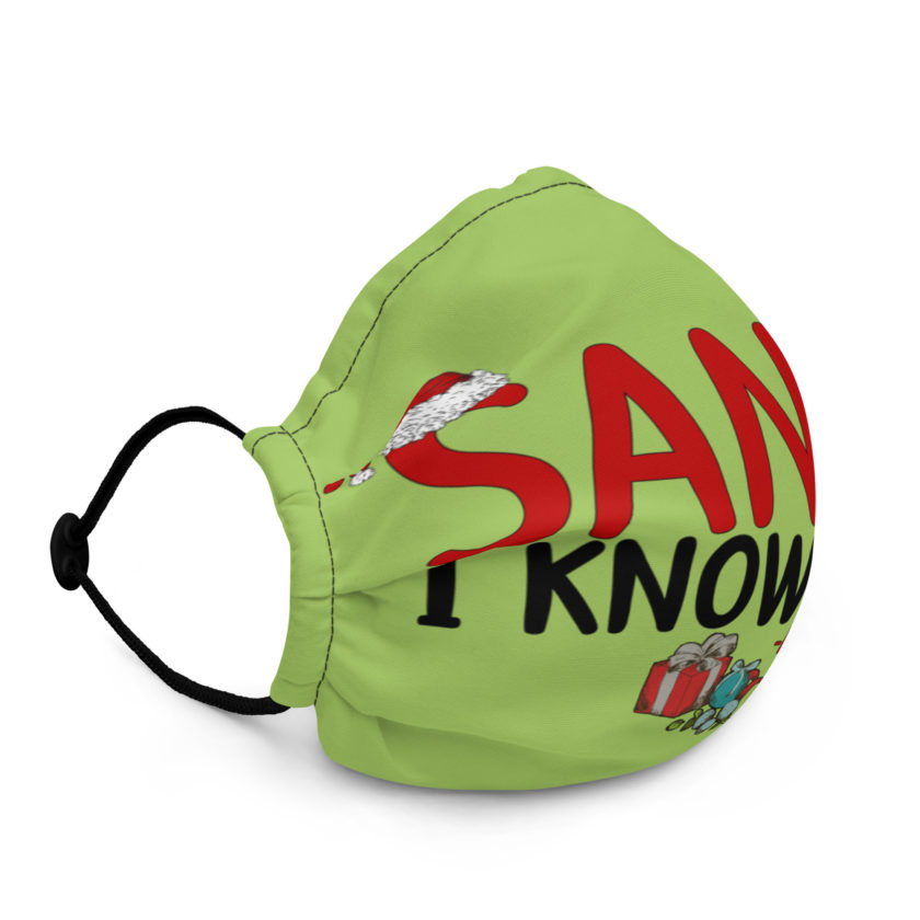 Santa! I know him! -Buddy the Elf, Elf Premium face mask - Image 2