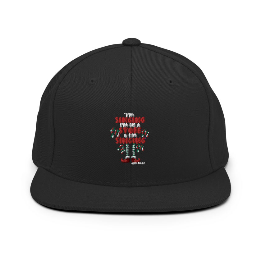 I'm singing! I'm in a store and I'm singing! -Buddy the Elf, Elf Snapback Hat - Image 3