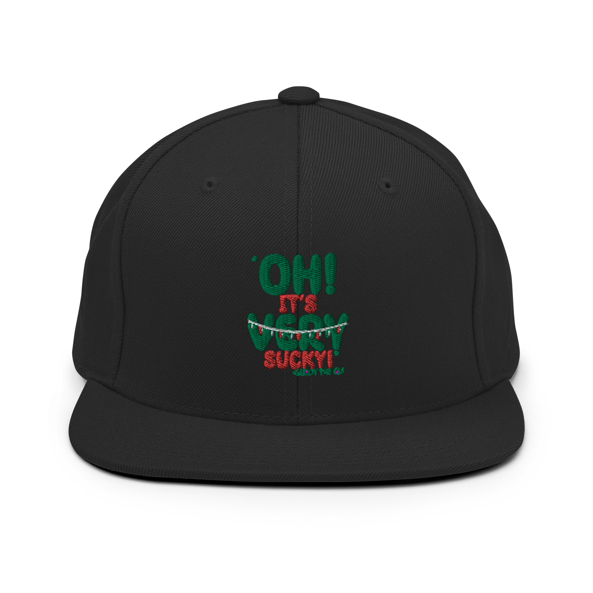 Oh, its VERY sucky! -Buddy the Elf, Elf Snapback Hat - Image 3