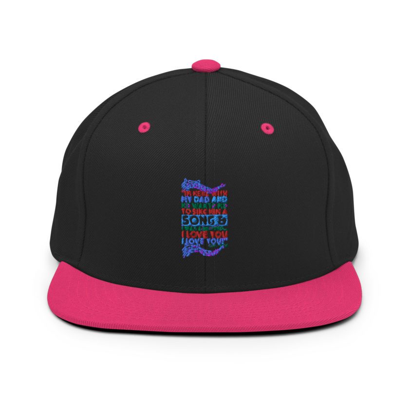 I'm here with my dad and he wants me to sing him a song and I was adopted...I love you I love you! -Buddy the Elf, Elf Snapback Hat - Image 5