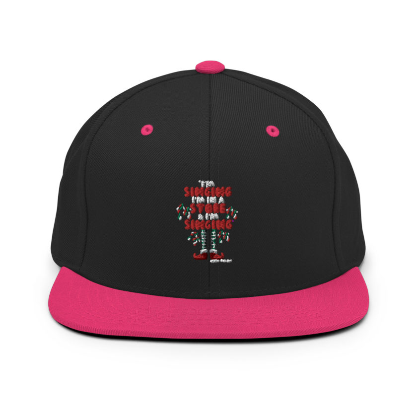 I'm singing! I'm in a store and I'm singing! -Buddy the Elf, Elf Snapback Hat - Image 4