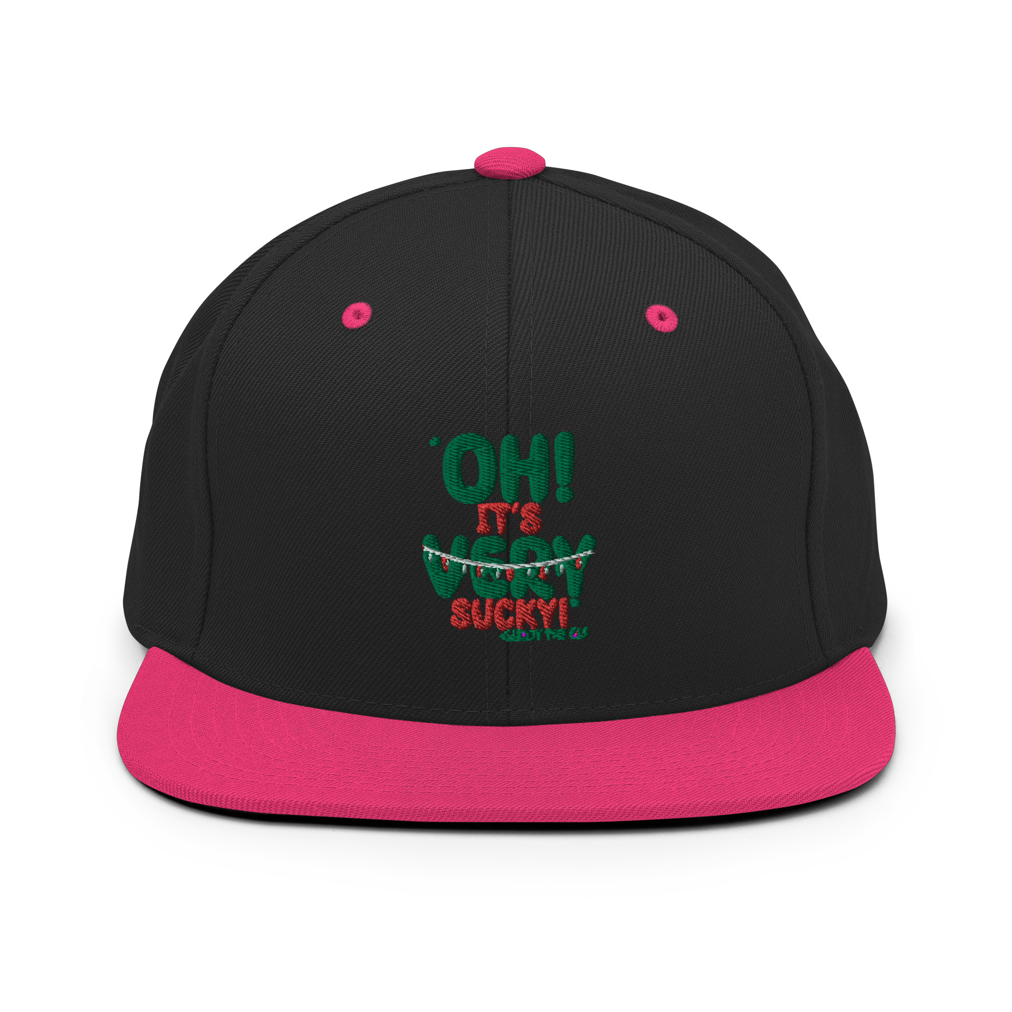 Oh, its VERY sucky! -Buddy the Elf, Elf Snapback Hat - Image 5