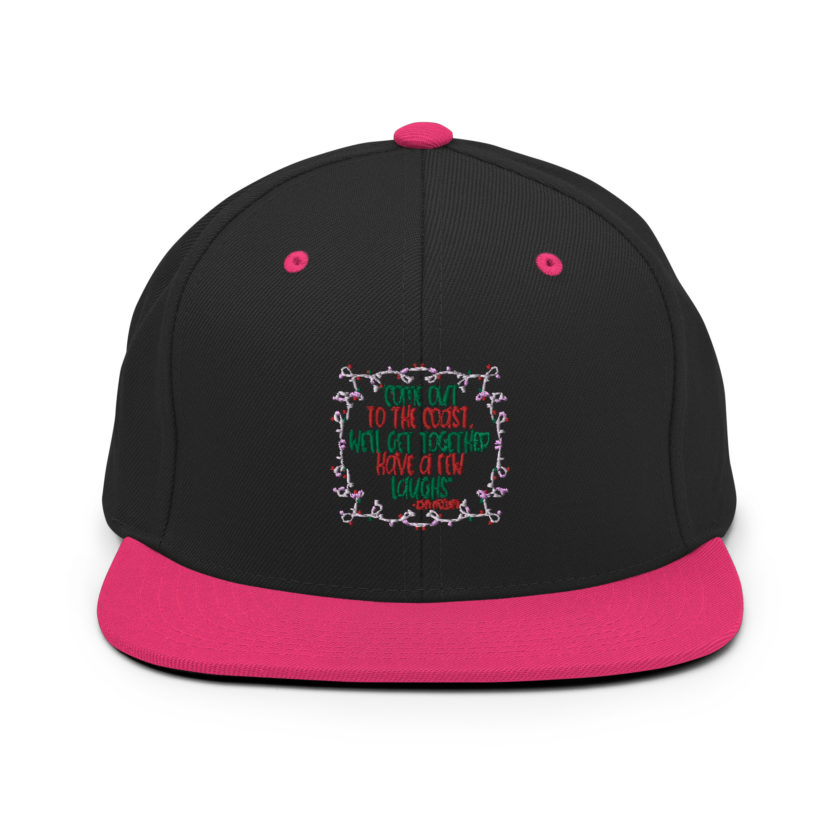Come out to the cost. We'll get together, have a few laughs... -John Mcclane,  Die Hard Snapback Hat - Image 4