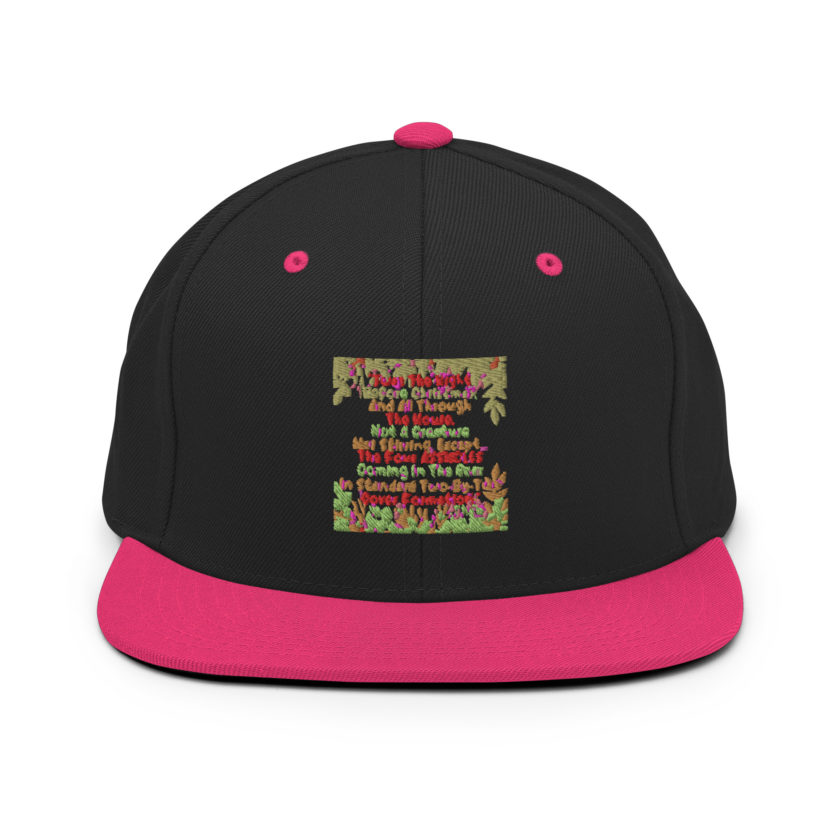"Twas The Night Before Christmas, And All Through The House, Not A Creature Was Stirring, Except... The Four ASSHOLES Coming In The Rear In Standard Two-By-Two Cover Formation." -Theo, Die Hard Snapback Hat - Image 4
