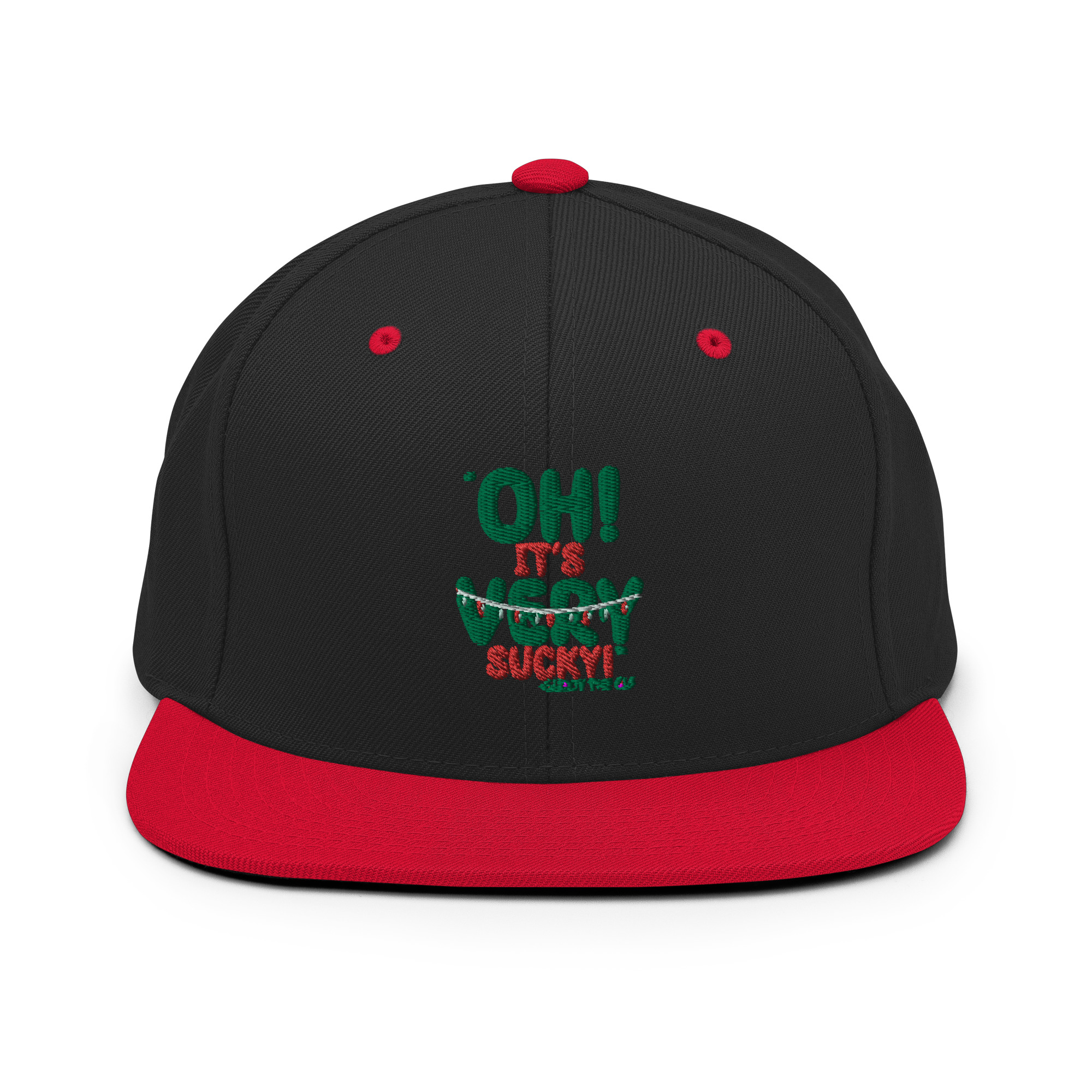 Oh, its VERY sucky! -Buddy the Elf, Elf Snapback Hat - Image 4