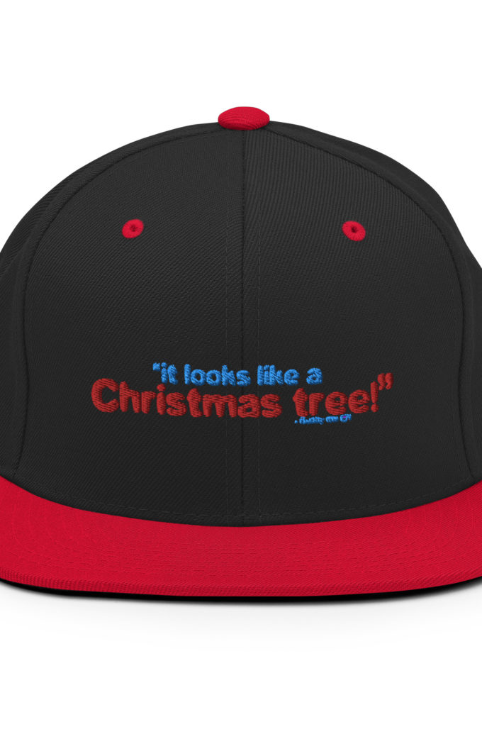 It looks like a Christmas tree! -Buddy the Elf, Elf Snapback Hat